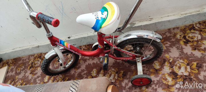 Детский велосипед с ручкой бу