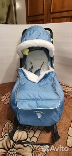 Детские санки коляска ника 7-7