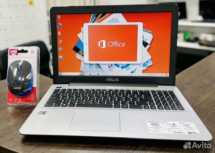 Ноутбук Asus 15,6/AMD10/Ram8/SSD/Гарантия
