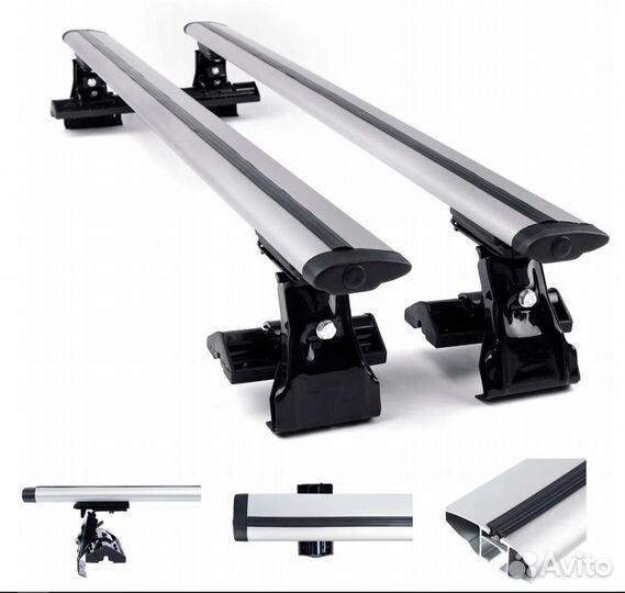 Багажник за арку двери на гладкую крышу аэрокрыло