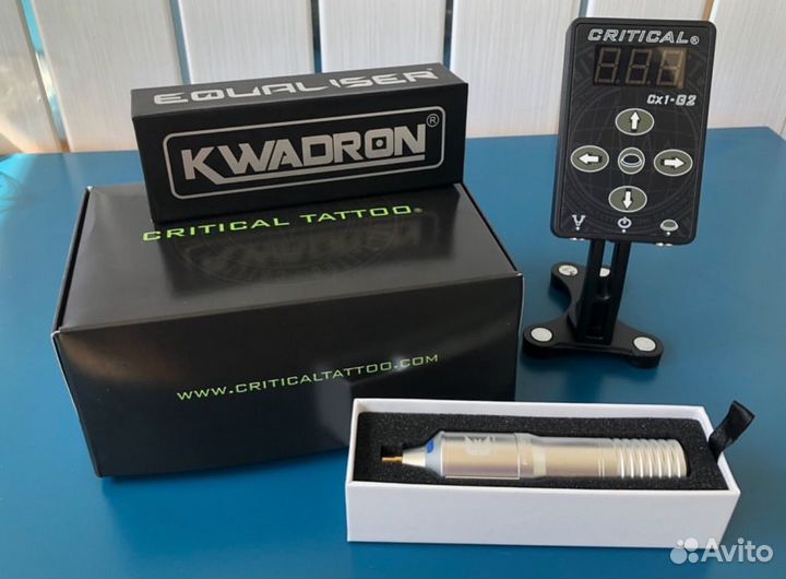 Тату машинка kwadron (целый набор )