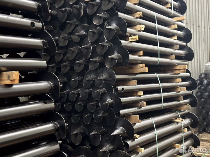 Винтовые сваи с монтажом