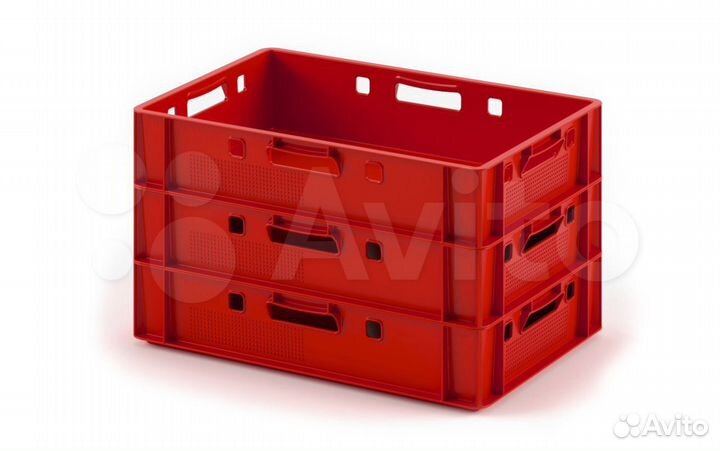 Ящик пластиковый Е1 600 x 400 x 120 мм