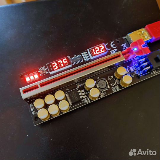 Райзер 6pin v.016 датчик температуры и напряжения