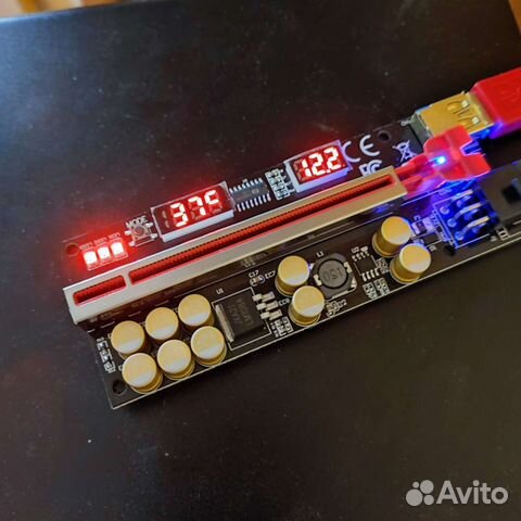 Райзер 6pin v.016 датчик температуры и напряжения