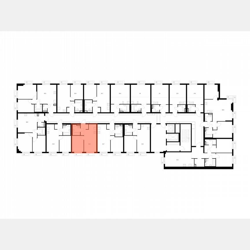 1-к. квартира, 32,3 м², 14/16 эт.