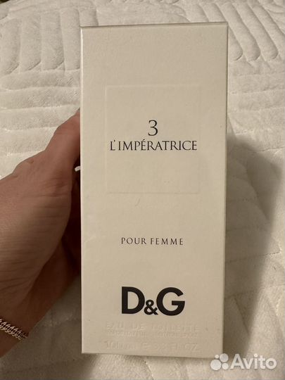 Туалетная вода limperatrice 3 dolce gabbana 100 мл