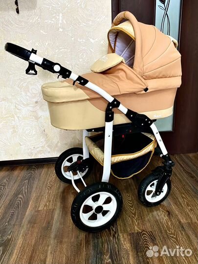 Коляска 2в1 Teddy Бежевая