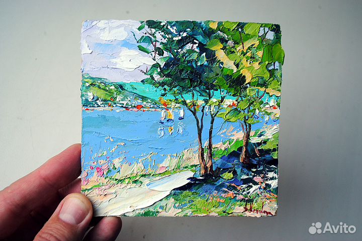 Картина маслом Картина маслом пейзаж Морской пейза