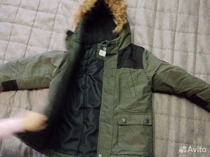 Куртка зимняя на мальчика 110 116