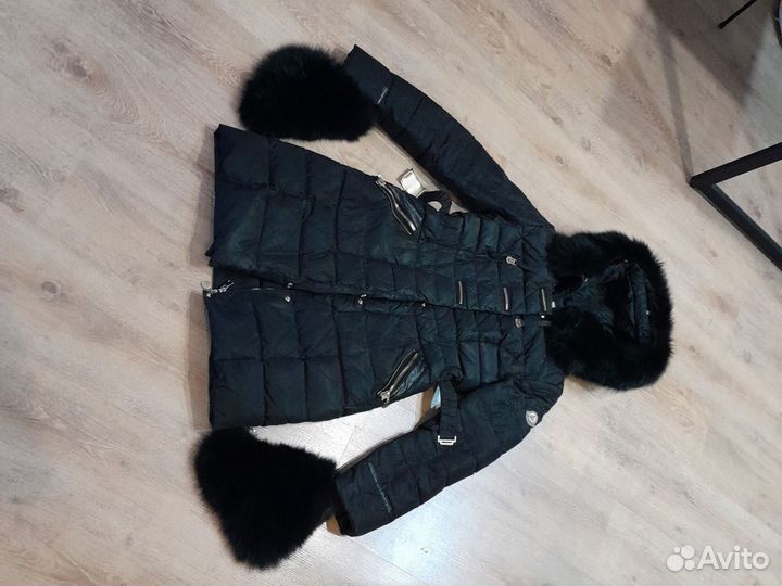 Пуховик зимний длинный женский 42 44