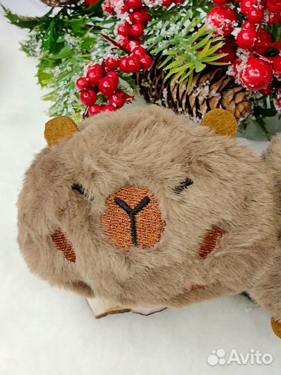 Мягкая брошь капибара