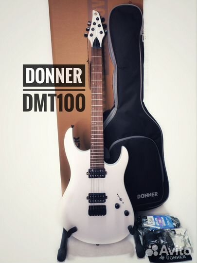 Donner DMT-100 WT новая электрогитара