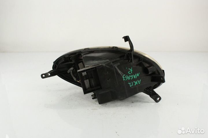 Фара nissan march march rafeet micra AK12 BK12 BNK12 K12 YK12 1704 chrome галоген корректор фар прав