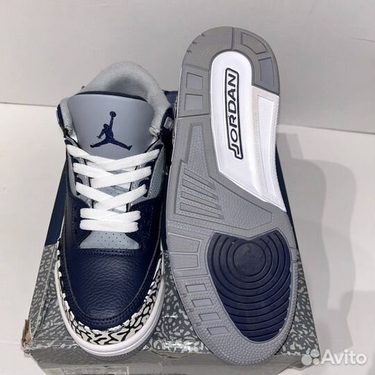 Кроссовки Air jordan 3 retro - Midnight Navy