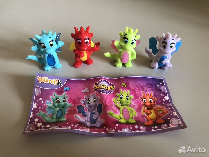 Киндер серии Natoons, дракончики