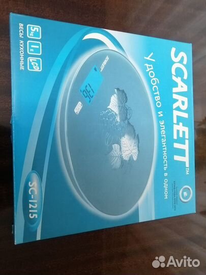 Новые кухонные весы Scarlett
