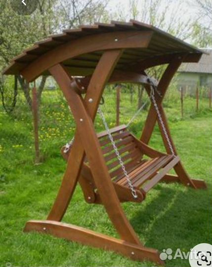 Качели садовые на авито