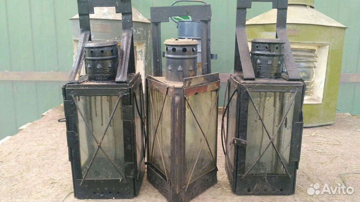 Фонари СССР свечные железно дорожные