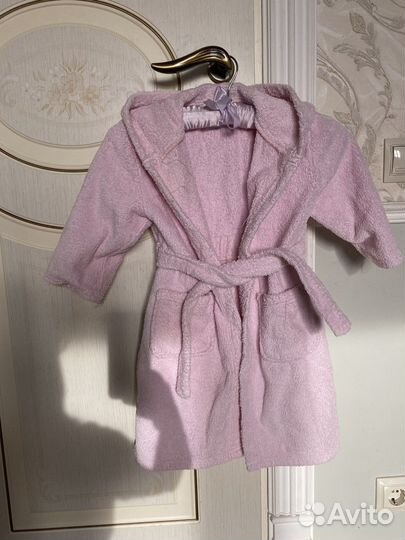 Махровый халат на девочку