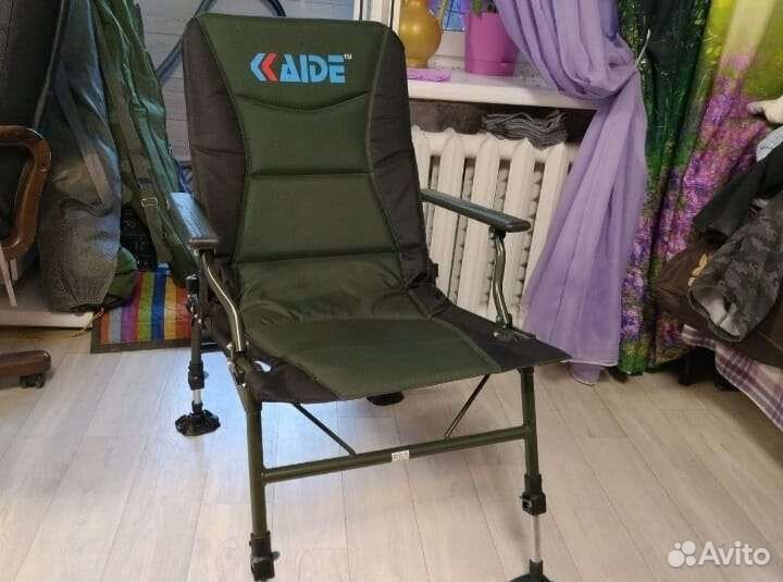 Кресло шезлонг раскладушка карповая до 180кг