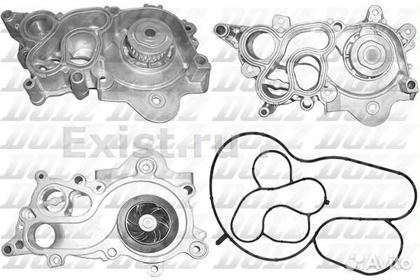 Насос водяной VAG 1,2/1,4/2,0 FSI