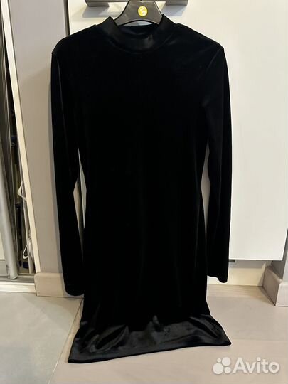 Платье zara из велюра