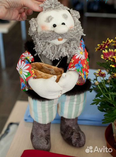 Кукла игрушка ручной работы Дед Кузьмич