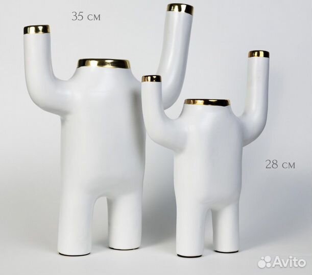 Ваза интерьерная, статуэтка настольная