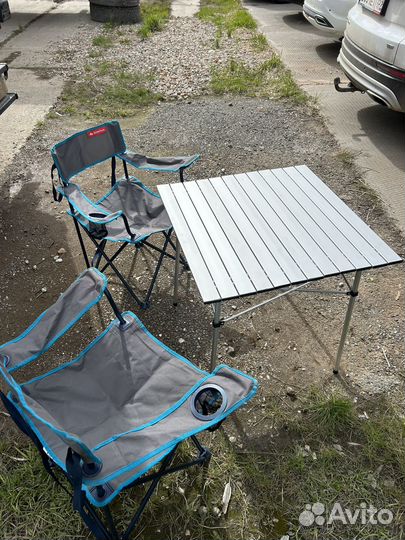 Стол и 2 стула туристических