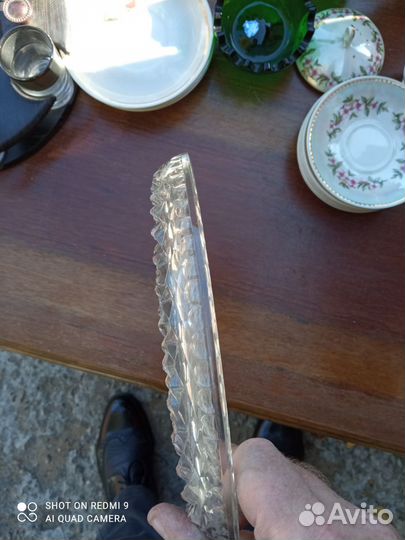 Старые вещи Б/У. Поднос или блюдо стекло