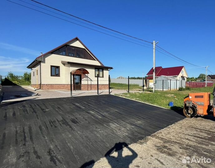 Асфальтирование благоустройство и укладка брусчатк