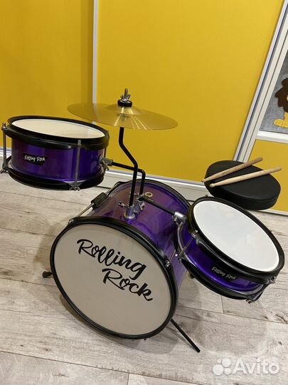 Барабанная установка детская Rolling Rock