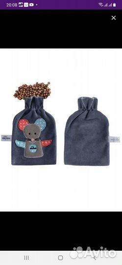 Грелка с вишнёвыми косточками антиколиковая для ма