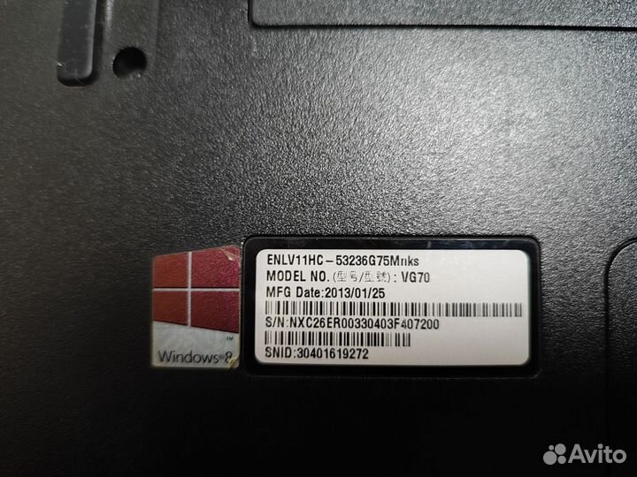 Ноутбук Packard Bell