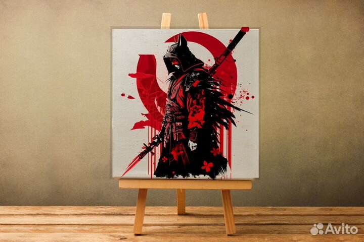 Картины с самураями