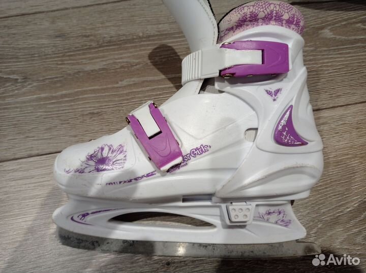 Коньки ледовые раздвижные