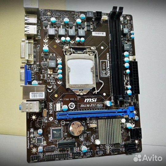 Материнская плата LGA1155 Н61
