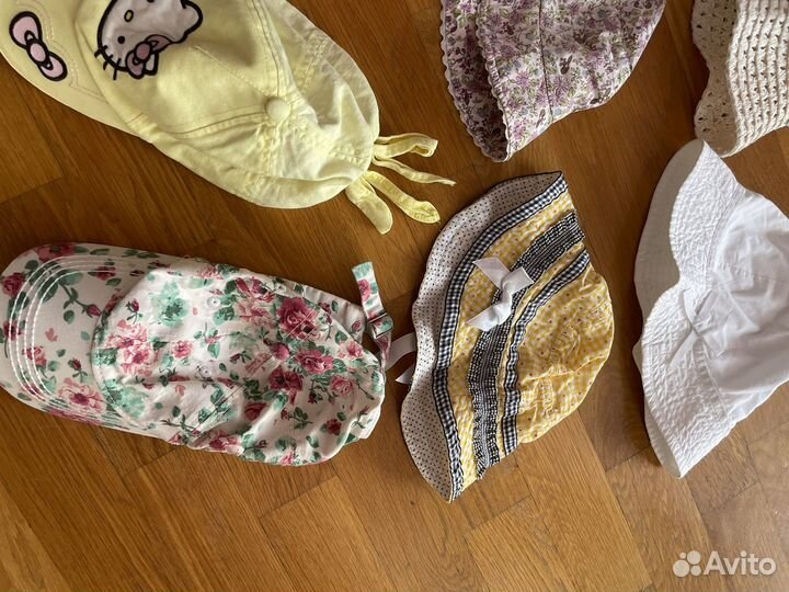 Детские панамы и кепки