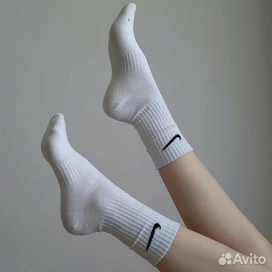 Носочки nike белые