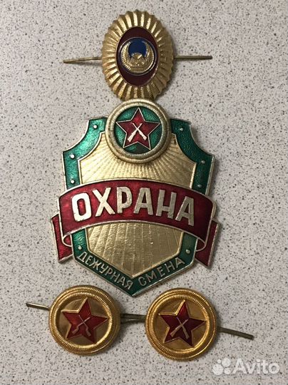 Знаки,кокарда вохр