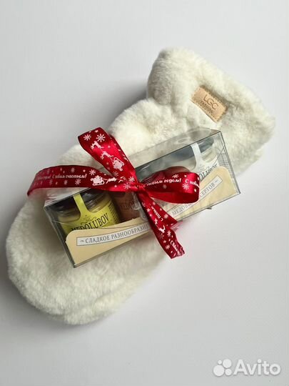 Варежки ugg меховые плюшевые под барашек