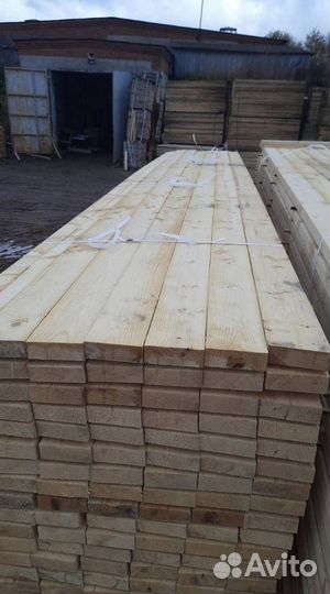 Доска обрезная 40x150x6000