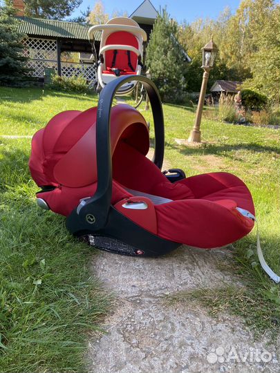 Коляска mima xari 3 в 1 cybex изофикс
