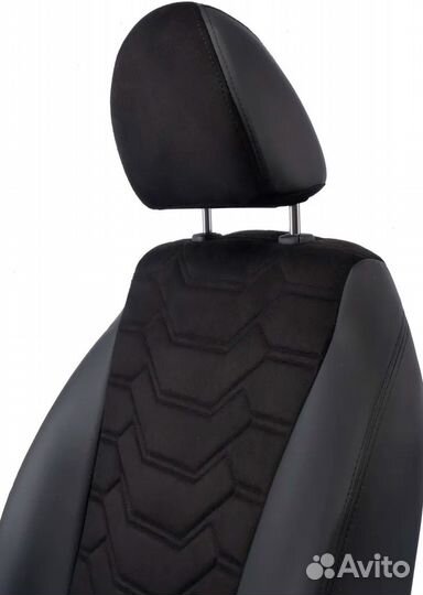 Авточехлы из экокожи Лада Веста