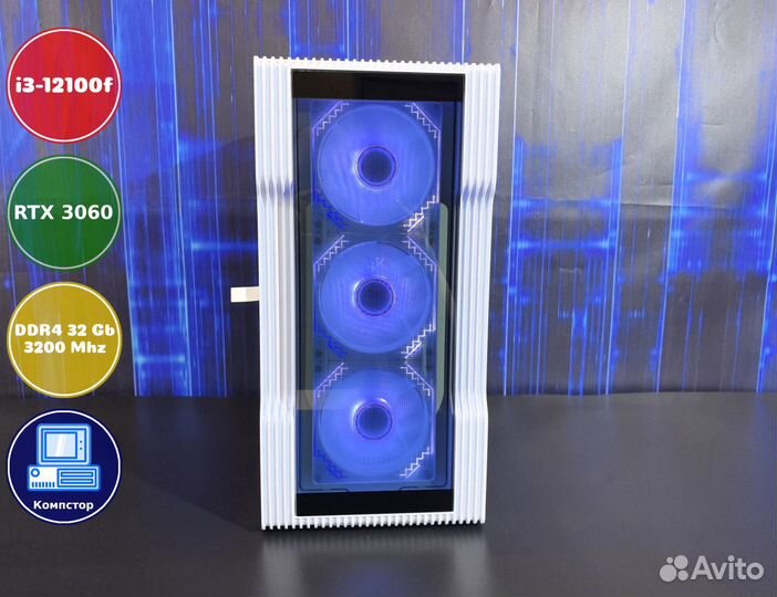 Мощный пк i3-RTX3050-32DDR4-DHC3189457620-H610