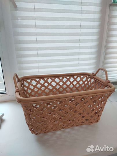 Корзина плетеная большая IKEA новая