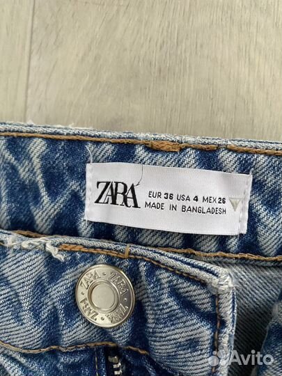 Джинсы zara женские 36