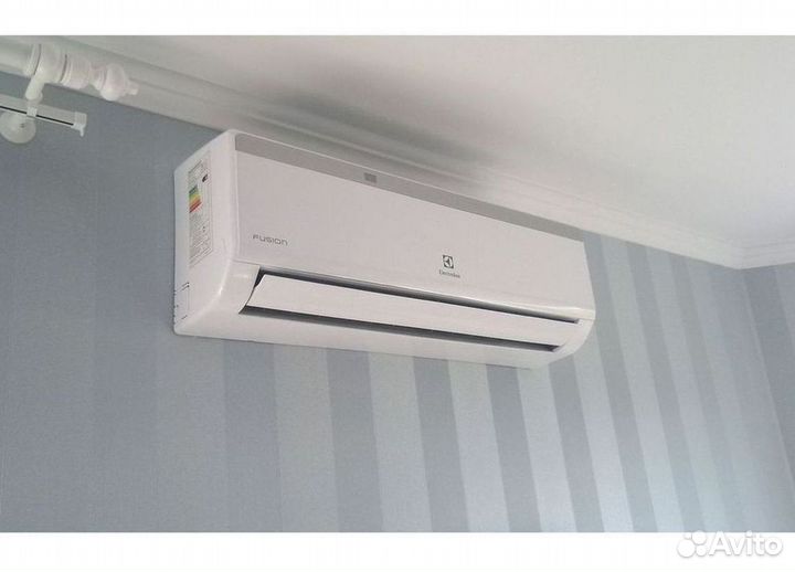 Сплит система с установкой