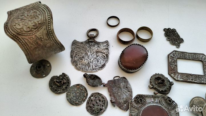 Старинные украшения, серебряные украшения